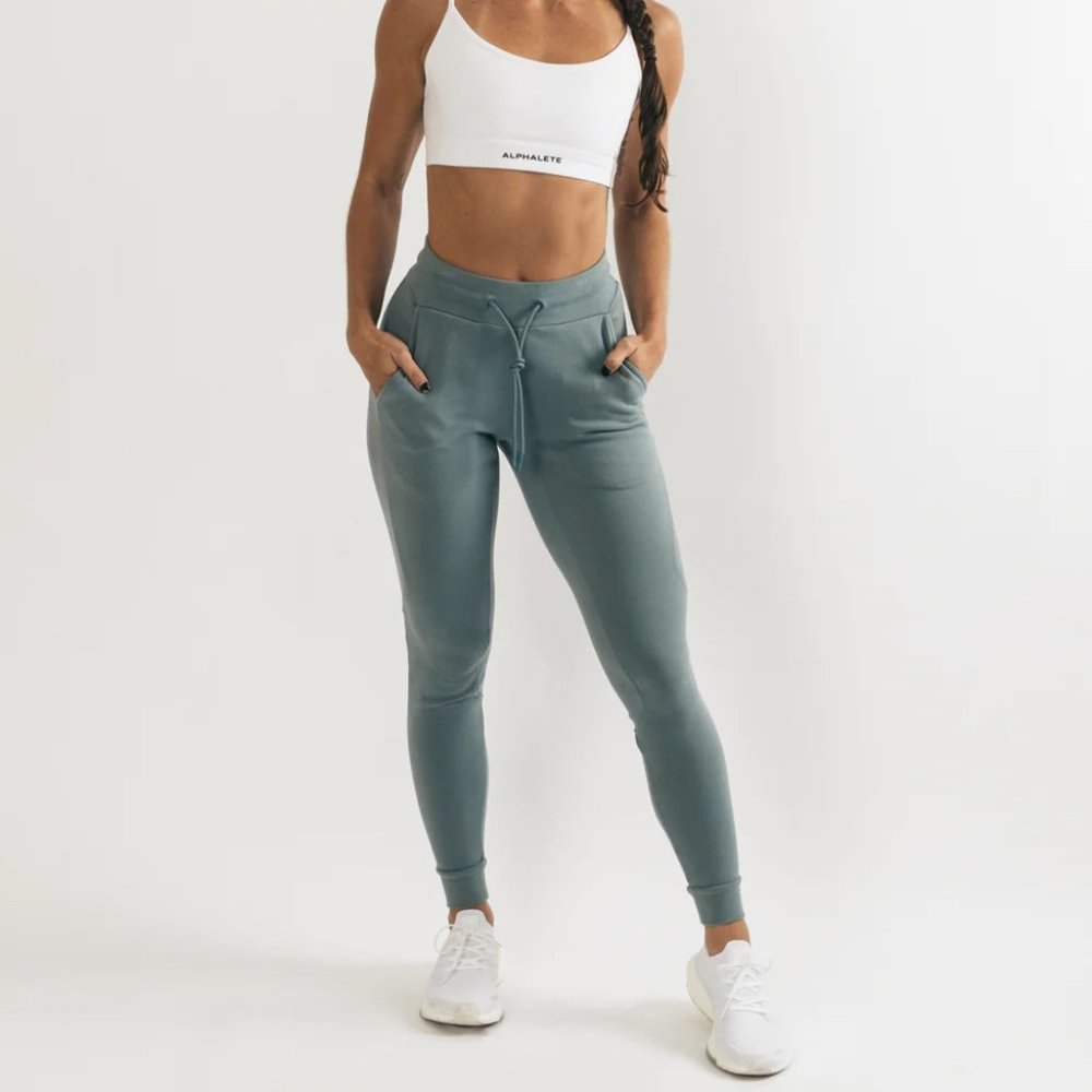 Alphalete Identity Joggers Storm Blue Sz M